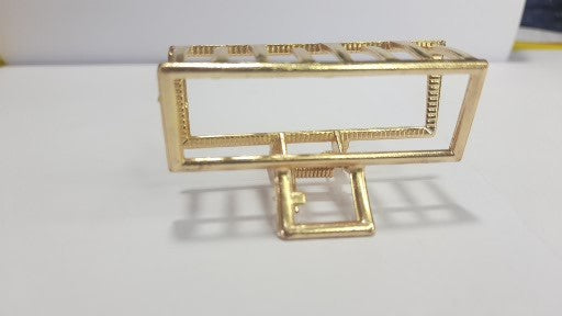 Gold Metal Hair Claw Clips – Elegant Geometric Design (Pack of 2 Styles)