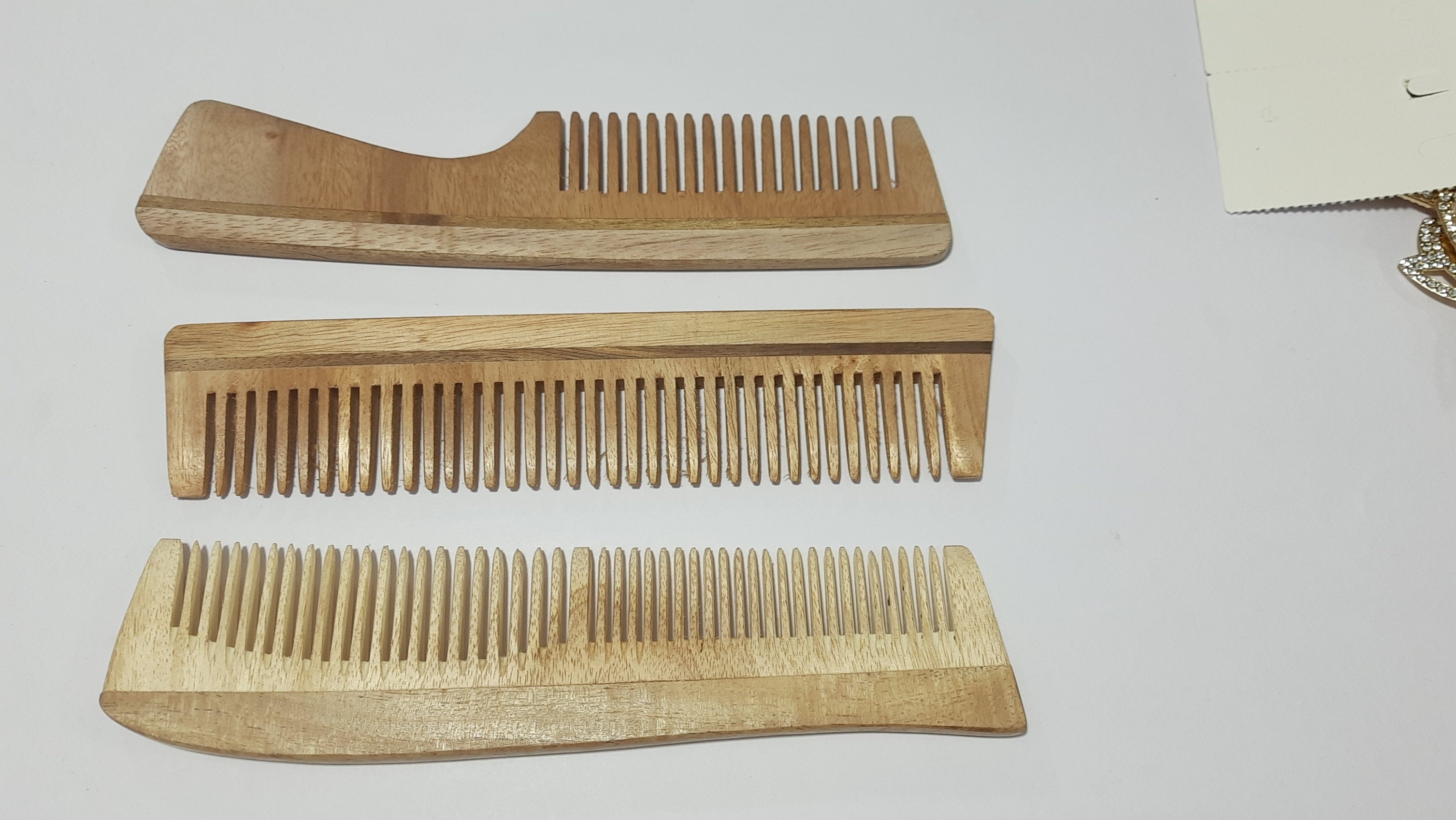 Neem Wood Comb - Combo Set of 3