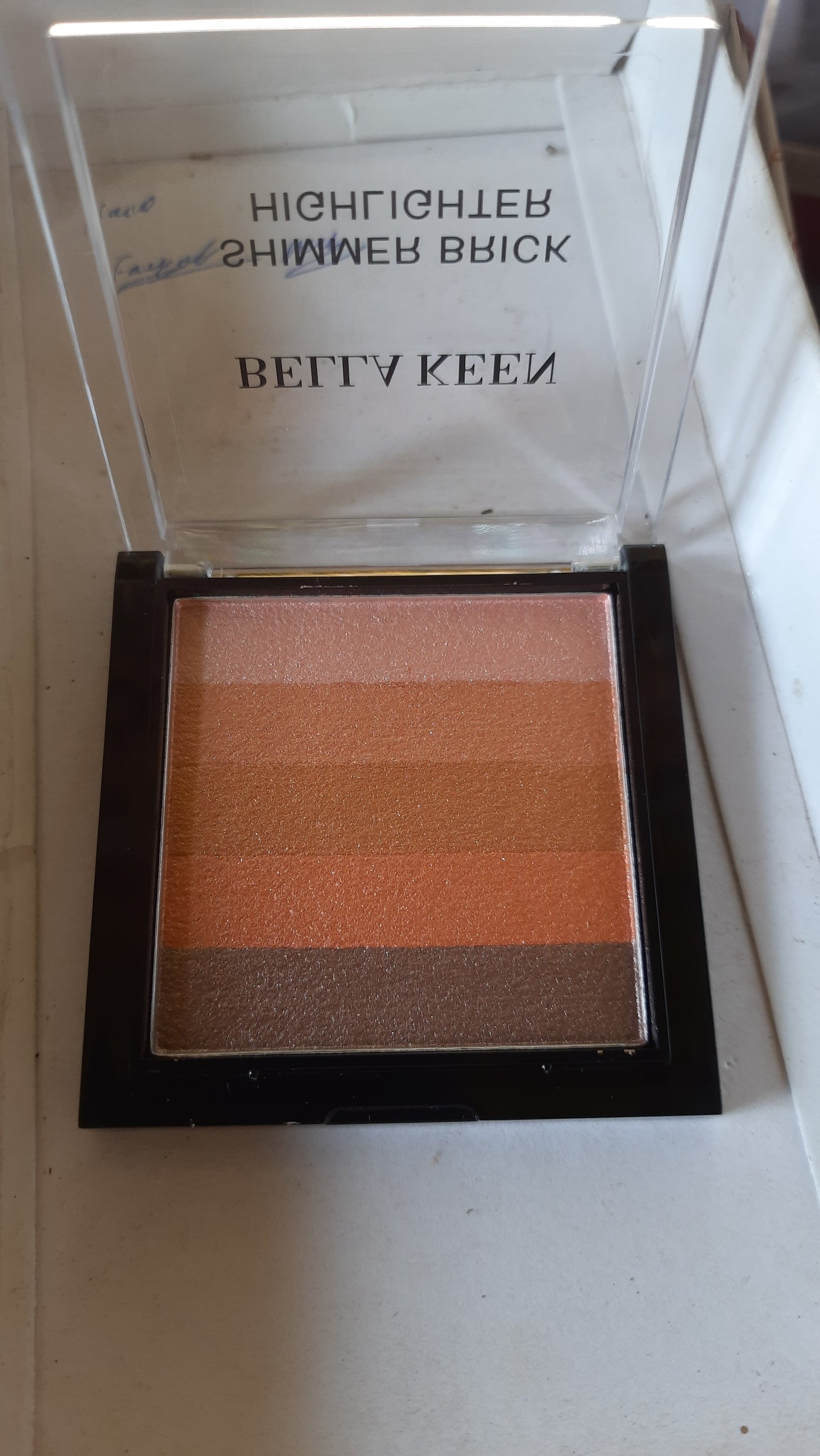 Bela Keen Highlighter Shimmer Brick Palette 5 Shades