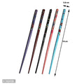 Floral Printed Hair Stick Bun Pin - Combo Set of 6 Colours