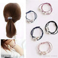 Pearl Hair Rubber Band - Combo Set of 5