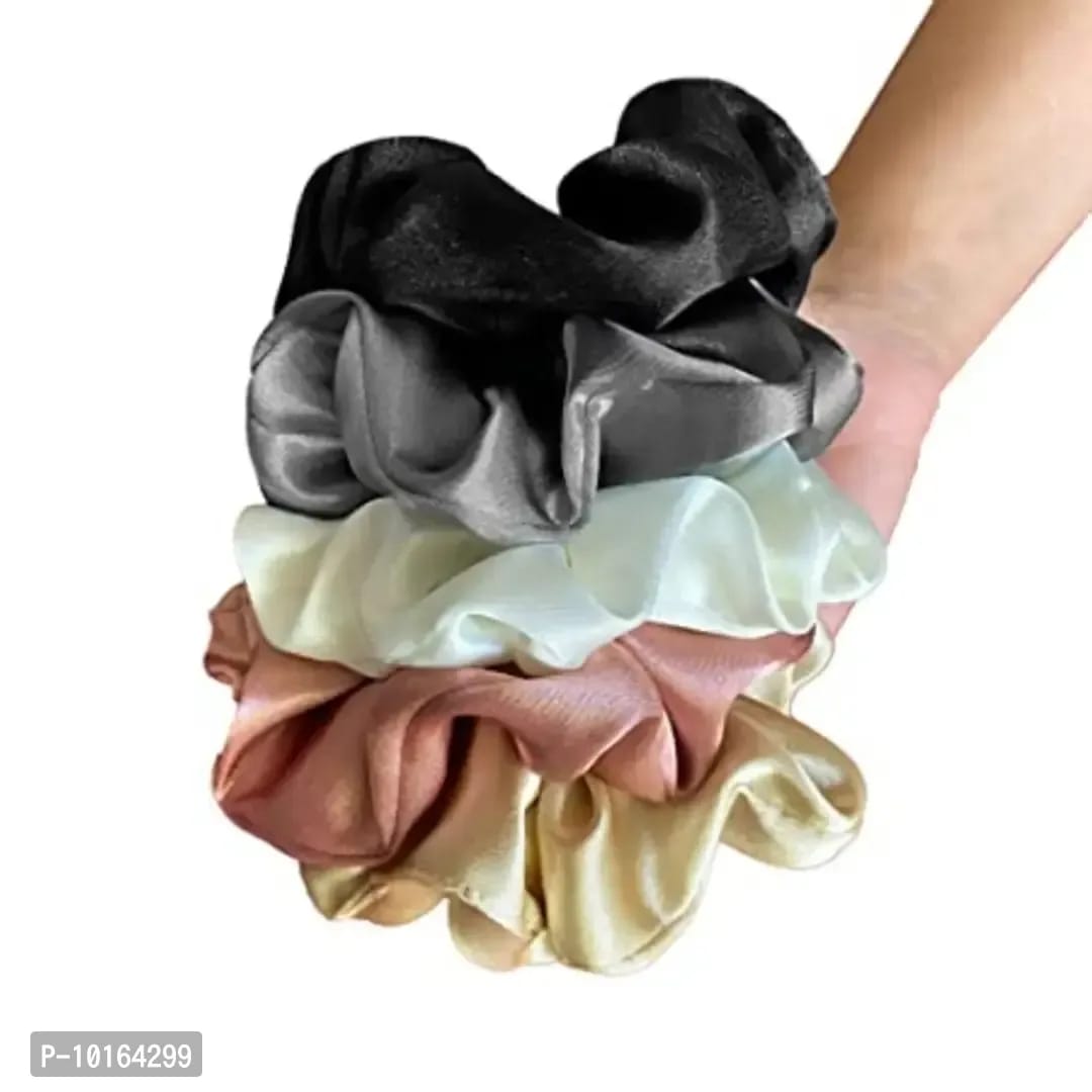 Satin Scrunchie - Combo Set 5 of 5 Colours