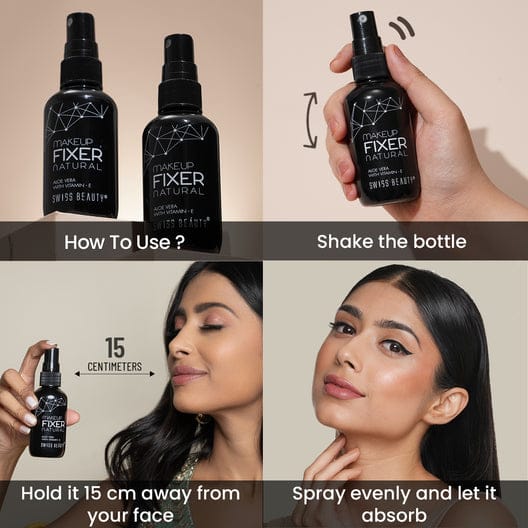Swiss Beauty Makeup Fixer Natural – Aloe Vera with Vitamin E